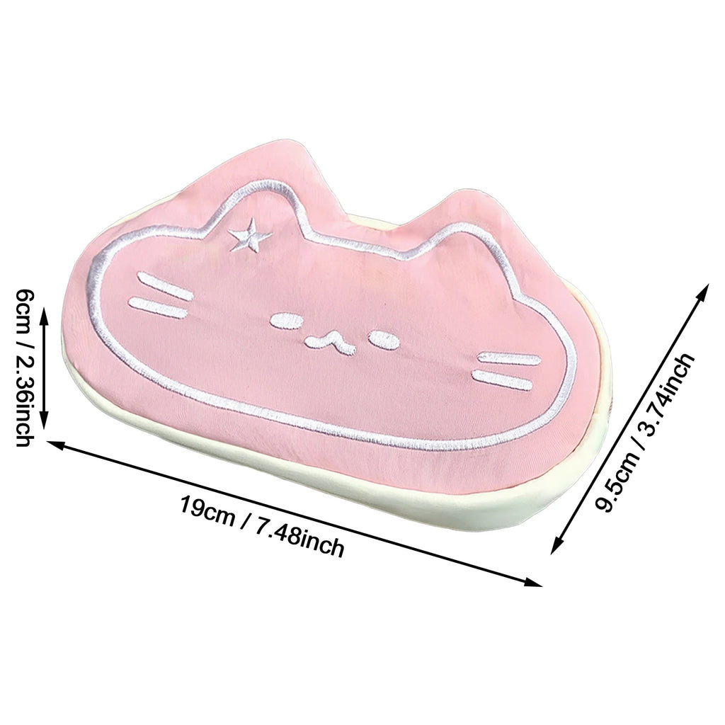 Kawaii Cat Plush Stationery Bag Portable Pencil Case Aesthetic Stationery Bag Suitable for Capybara Lovers Gifts