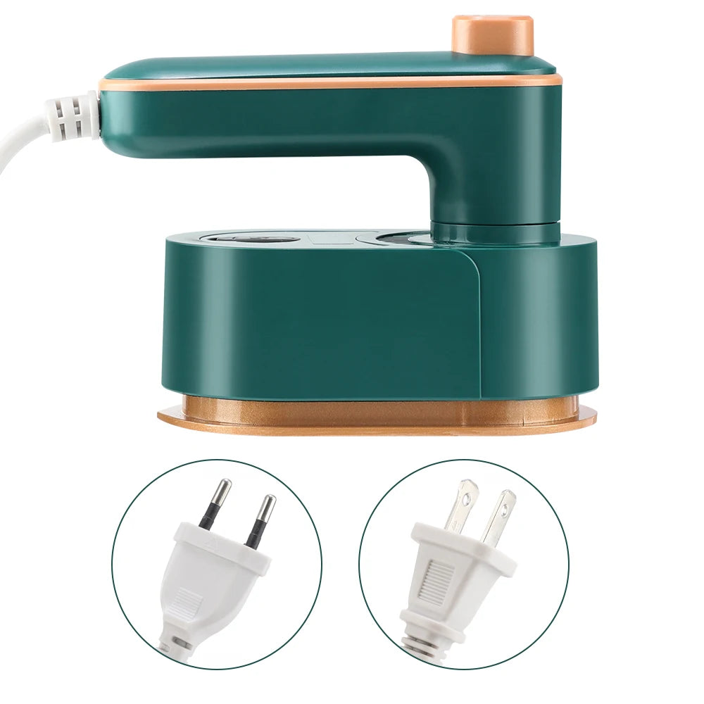 Mini-Hand-Dampfbügeleisen 170° Drehbare Hochtemperatur 180°C Tragbarer Dampfglätter Nass- & Trockenbügelgerät für Zuhause & Reisen
