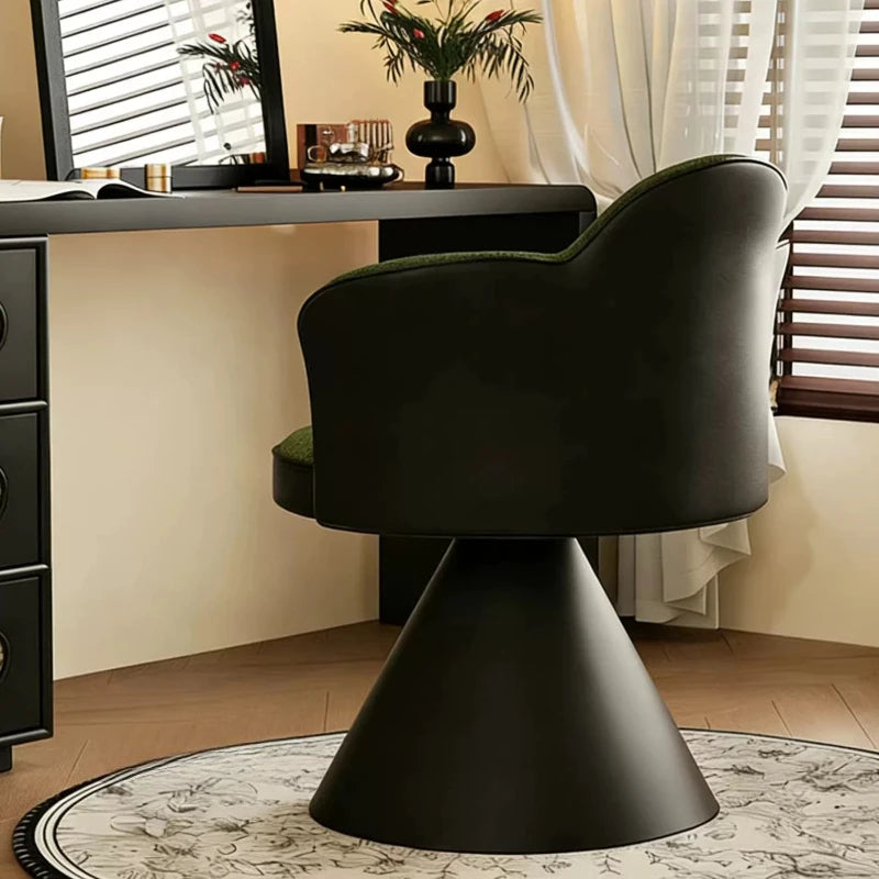 Pink Black Vanity Stool Make Up Dining Beauty Design Vanity Stool Cute Wooden Silla Tocador Maquillaje Girls Bedroom Furniture