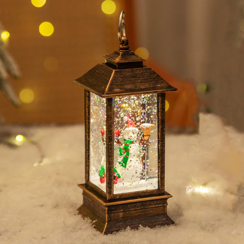 Weihnachts-Tischdekoration – Elegante LED-Mini-Laternen für den Schreibtisch
