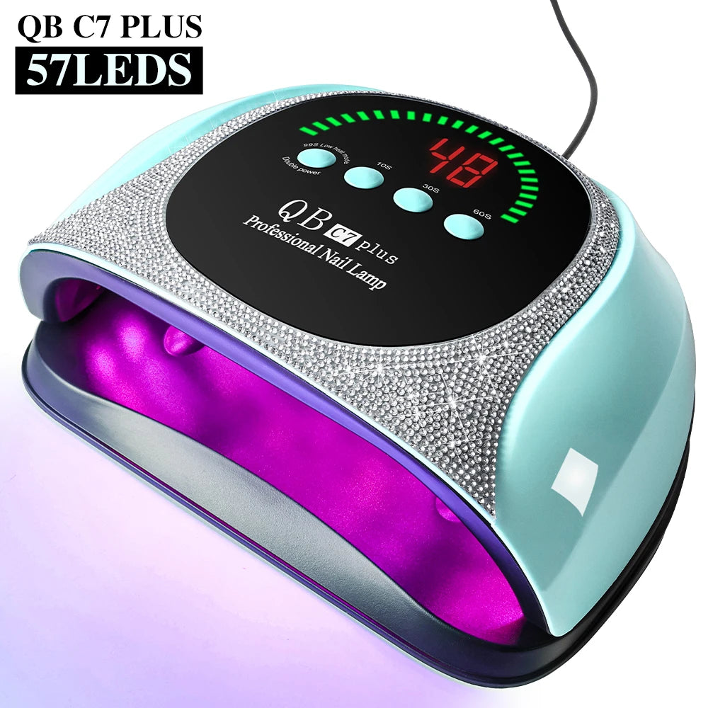 Manicure UV LED Nail Drying For Nails 57LEDS Gel Polish Curing UV Lamp With Diamond Design Professional Nail Dry Equipment