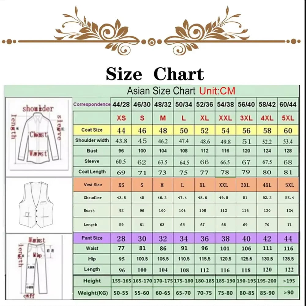 Herrenanzug, 3-teilig, Schwarz, mit zweireihiger Weste, Sakko und Hose, Slim Fit, formeller Business- und Hochzeitsanzug für den Bräutigam, Smoking, individuell anpassbar