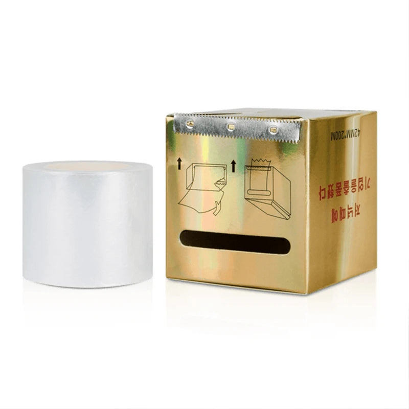 SenseLashes Remove Eyelash Extentions Preservative Film Plastic Wrap With Cutting Blade No Skin Irritation Makeup Tool Wholesale