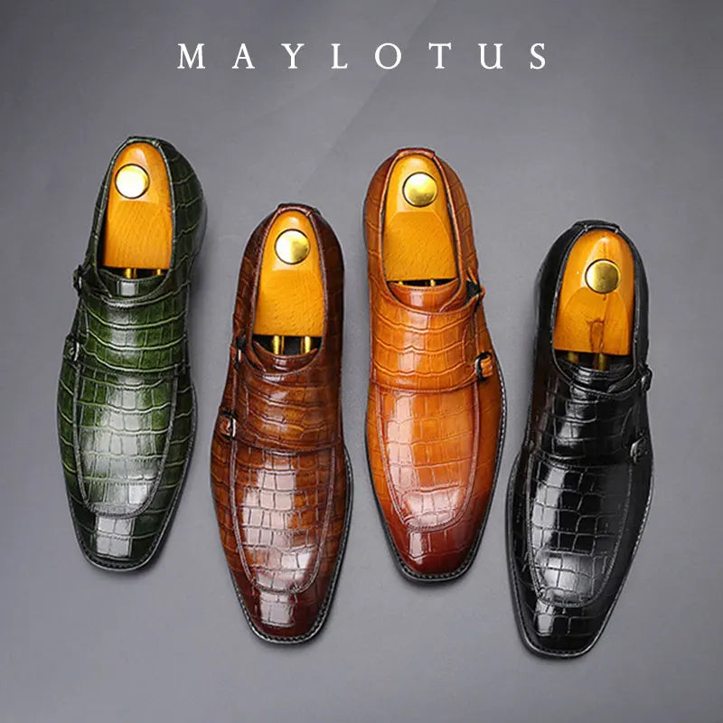 Dress Shoes Men Oxfords Fashion Business Office Men's Shoes Classic Luxury Leather Male Suits Shoes Italian Wedding Shoe