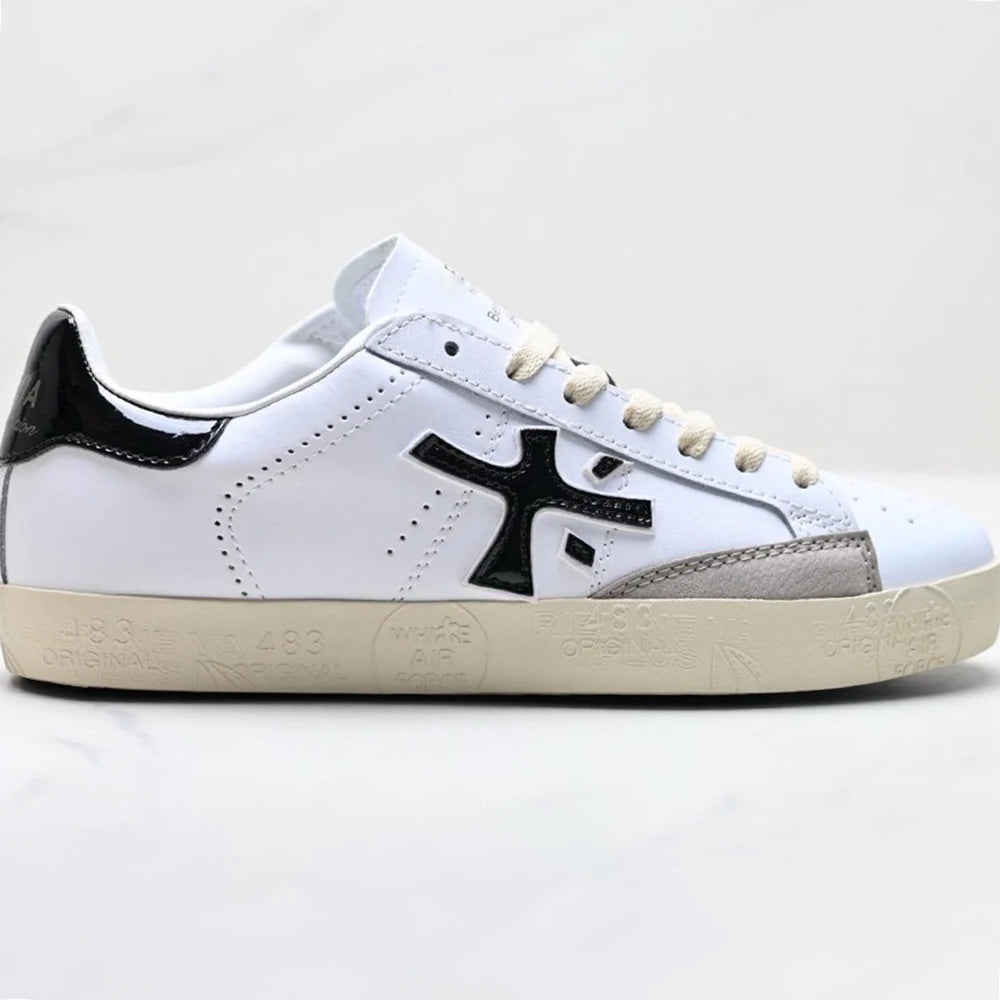 Classic White Sneakers Trendy All Match Casual Skate Shoes Men Women Fashion Flat Walking Shoes