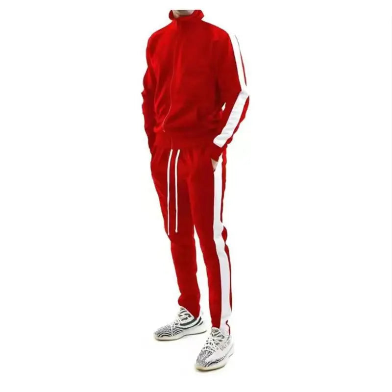 New Men's Tracksuit Men Hooded 2 Piece Set Autumn Winter Youth Trendy Streetwear Casual Sports Sweat Outfit Fashion Men Clothing