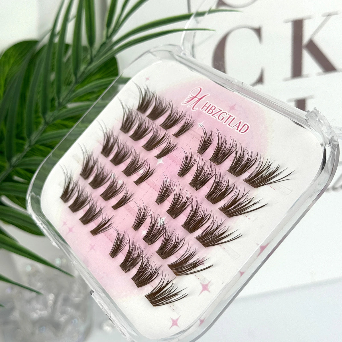 Manga Lash Clusters Eyelash Extensions Brown Anime Individual Lashes Wispy Fairy Lash Extension Fox Eye Spider Cluster Lashes