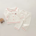 Baby Summer Clothes, Two-Piece Set for Girls, Air-Conditioned Clothing, Class a Pure Cotton Pajamas, Newborn Underwear Set, Thin Style
