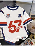 T-shirt For Kids 67 Six Seven Italian Brain Rot Math Joke Tops Y2k Game Saying Short Sleeve Graphic Y2k Children's T-shirt