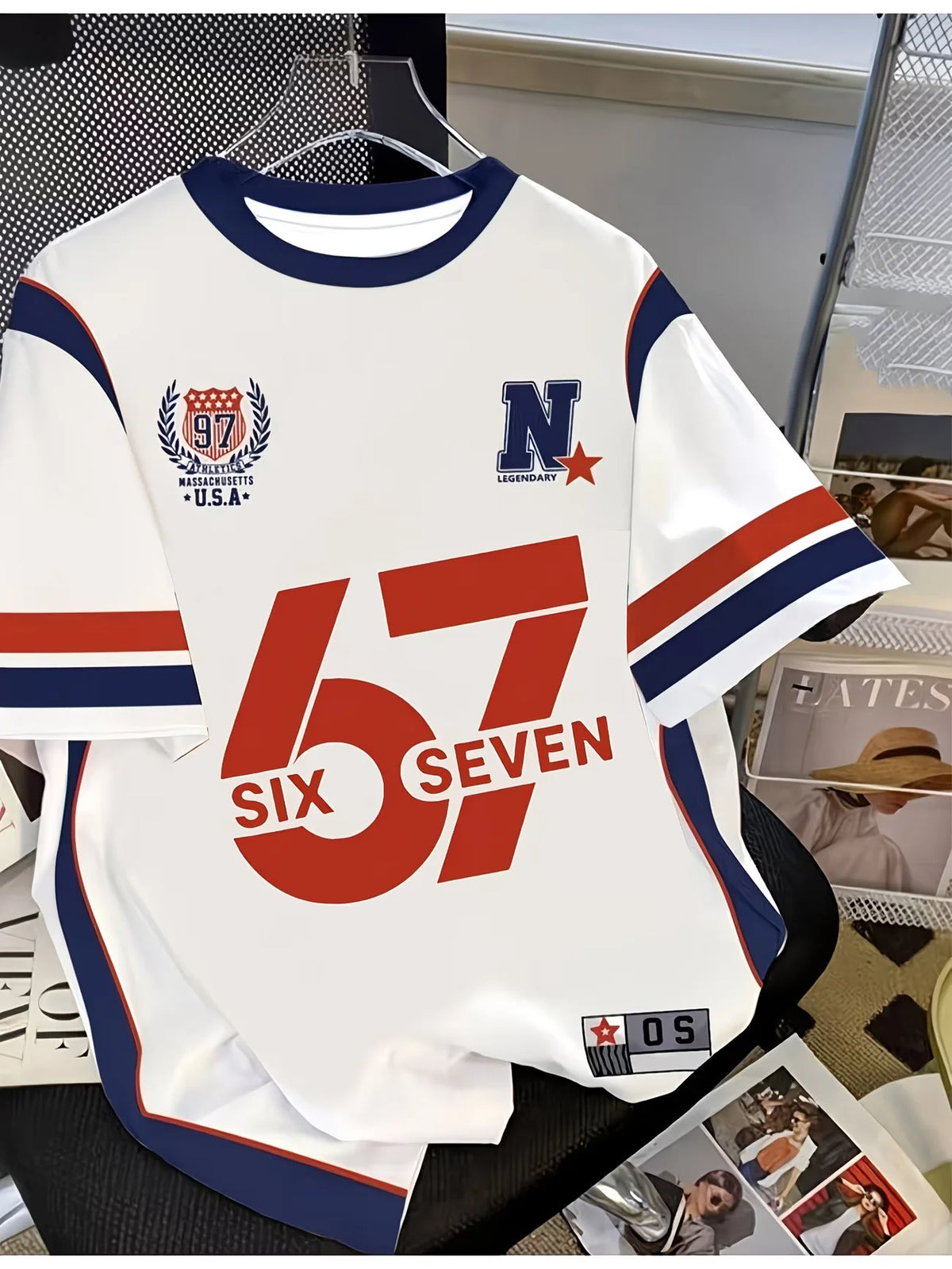 T-shirt For Kids 67 Six Seven Italian Brain Rot Math Joke Tops Y2k Game Saying Short Sleeve Graphic Y2k Children's T-shirt