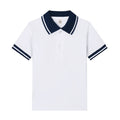Kids T Shirt Baby Boy Toddler Polo Shirts for Children's Clothing Boys Clothes Cute Korean Polos Striped White Blue Summer Tops