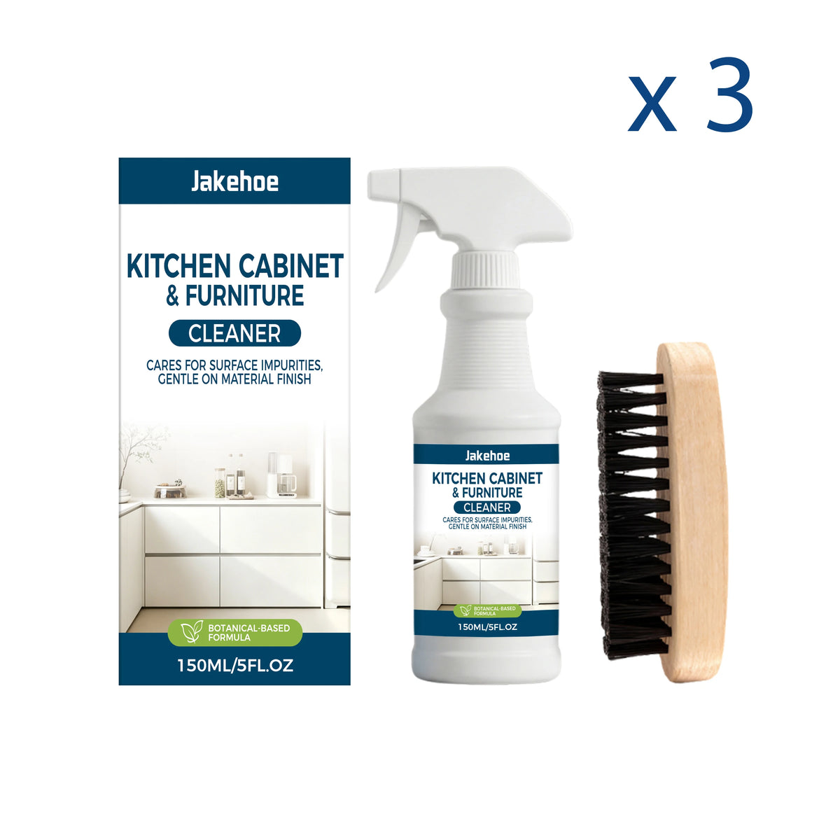Kitchen Cabinet Cleaner Degreaser Powerful Grease Stain Remover Oil Dirt Cleaning Spray Refreshing No Residue Daily Surface Care