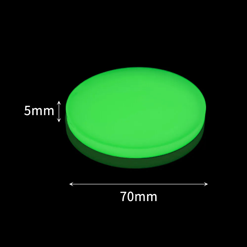 Car Luminous Coaster Universal Car Household Drink Bottle Water Cup Night Glowing Pads Holders Auto Interior Accessories 1/2Pcs