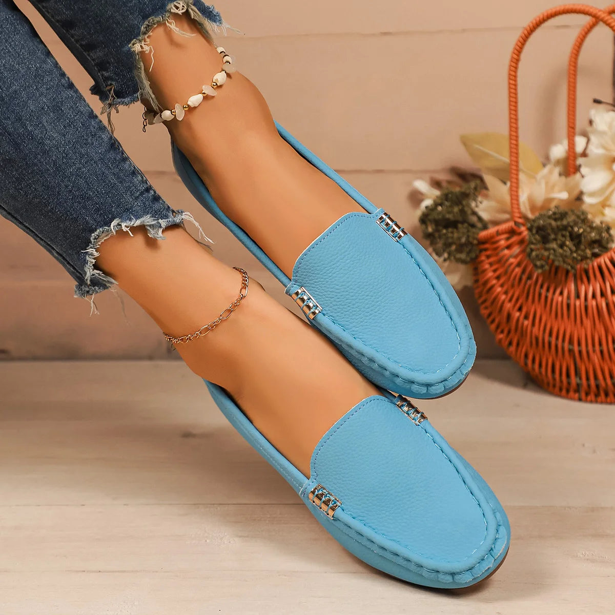 Women Loafers 2025 New Lightweight Shoes for Women Comfortable Casual Sneakers Slip on Ballet Flat Shoes Women Zapatos De Mujer