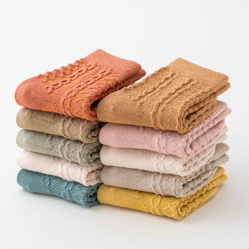 3Pairs/lot Children's Socks For Girls Boys Cotton Casual Kids Sock Spring Summer Baby Toddler Floor Home Sock Non-slip 1-5Years