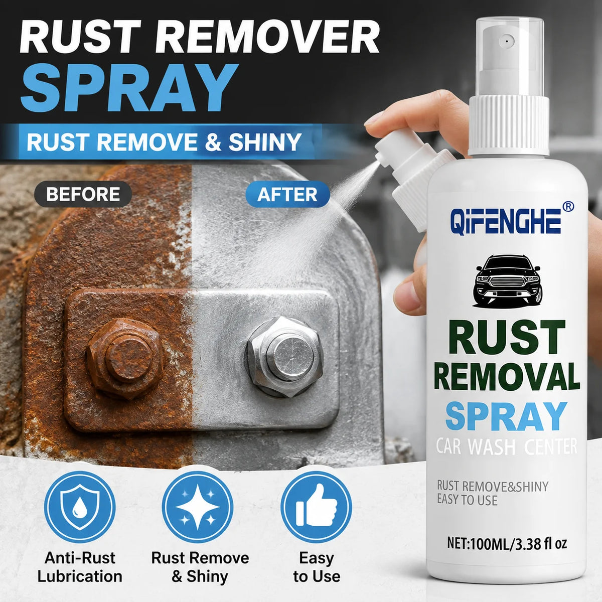 👉 Kraftvoller Rostentferner & Fleckenreiniger Spray