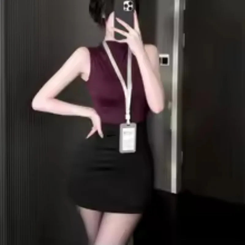 Sexy Dessous-Set für Damen in Übergröße: Sekretärinnen-, Stewardess- und Lehrerkostüm im Porno-Cosplay-Stil