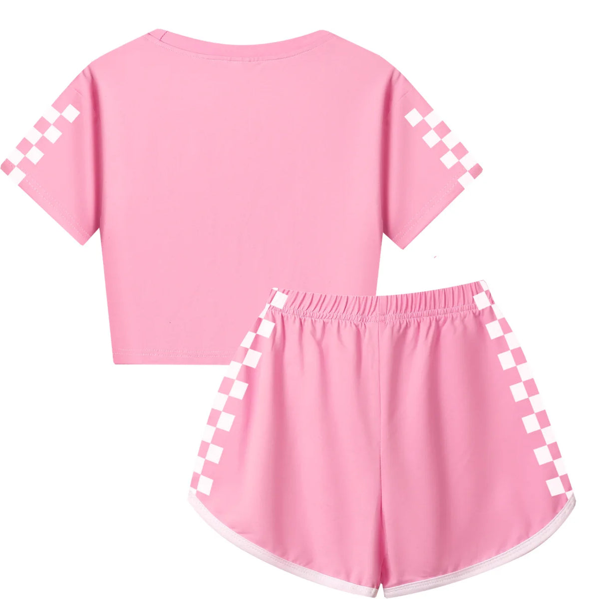 Girls T Shirt Katseye Beautiful Chaos T-shirt And Shorts Clothes Set Outfit Tee Gift for Kids Graphic Short Sleeve Shirt Summer