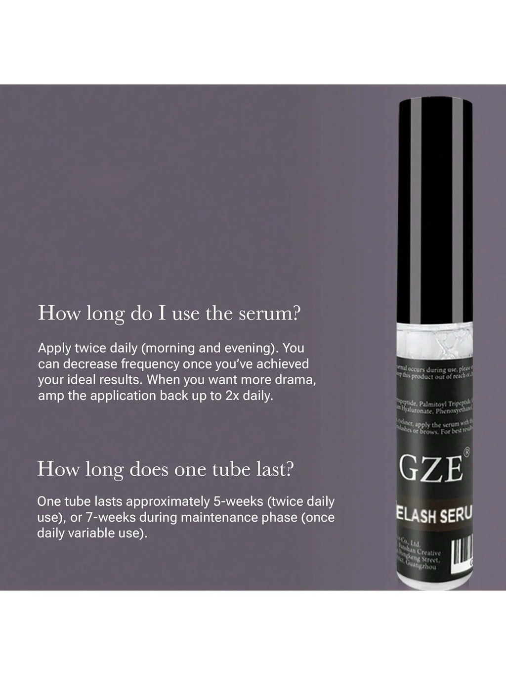 GZE Eyelash Serum Lash Boosting Serum
