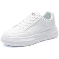 Men's Sneakers Outdoor Casual Shoes Fashion Lace-up Flat Running Shoes Low Top Breathable Tennis Shoe White Platform Men's Shoes