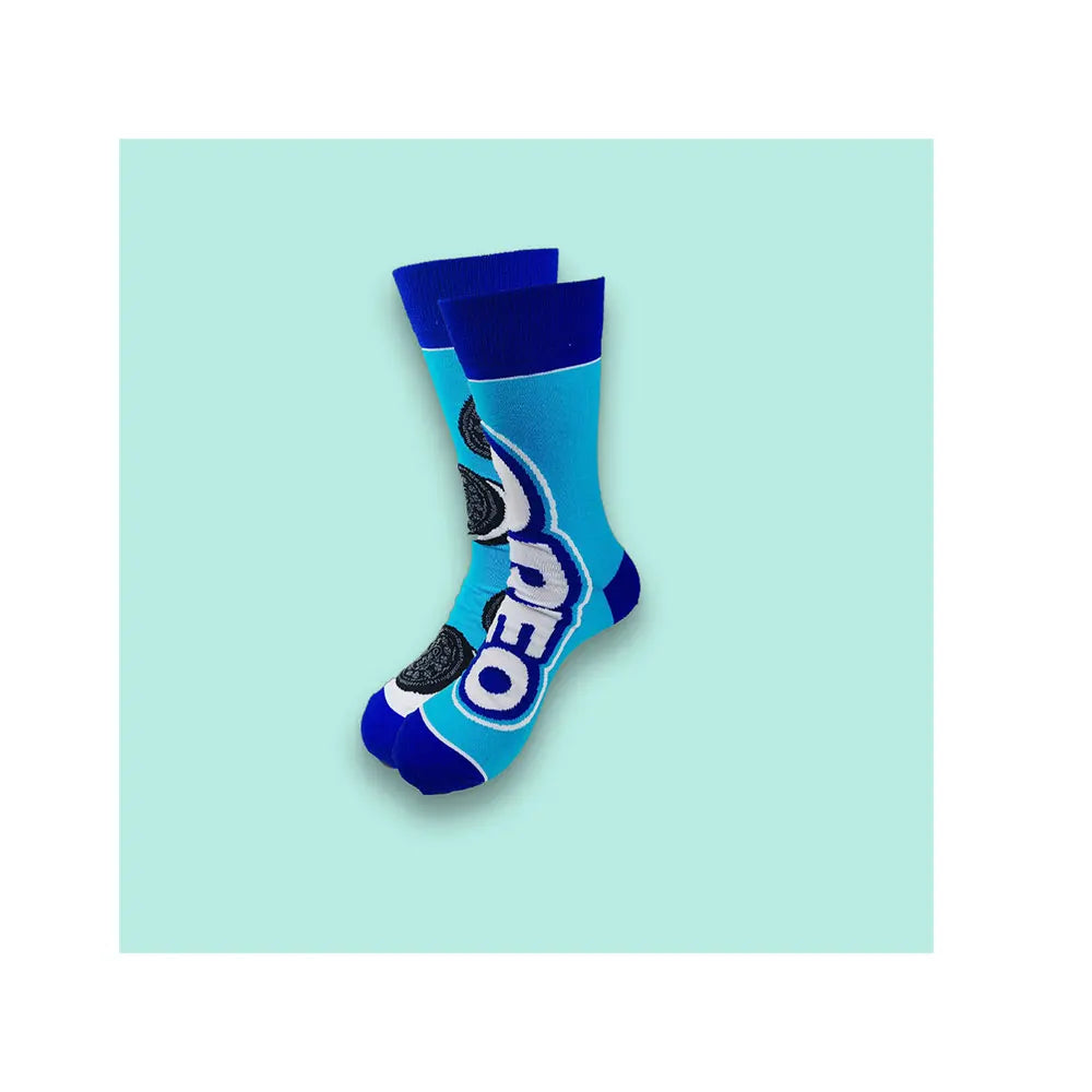 Wholesale and retail all kinds of fashion cartoon men's socks in spring and autumn wear warm and comfortable socks.