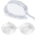 Reusable Silicone Bra Inserts Push Up Breast Pads Clear Gel Invisible Bra Padding Bust Enhancer For Bikini Swimsuit