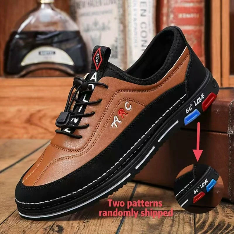 Men's Business Dress Shoes, Lightweight, Wear Resistant, Breathable. Ideal for Office, Commuting & Daily Formal Outfits