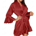 Women's Swimsuit Fashionable Casual Sexy V Lace Nightgown Cute Bathrobe Pajamas Soft Calcinha Sleep Woman Sleepwear Fashion