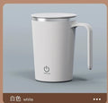 1pcs Automatic Self Stirring Magnetic Mug Stainless Steel Temperature Difference Coffee Mixing Cup Blender Mixer Thermal Cup