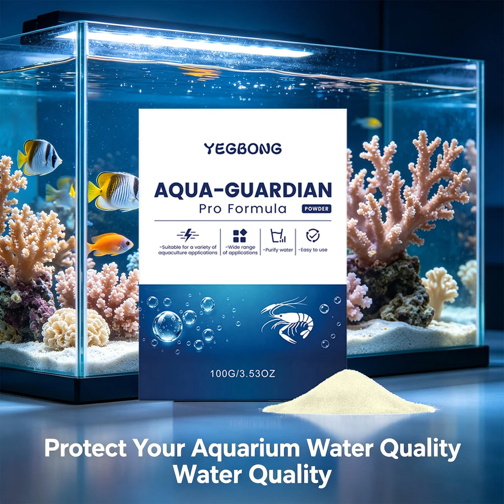 Aquarium Water Purifier Powder Remove Impurities Purify Water Improve Water Quality Safe Easy to Use Fish Tank Water Conditioner