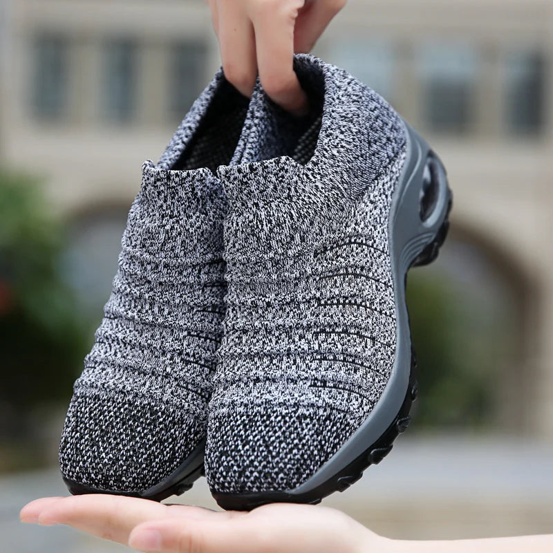 Women's Sneakers Versatile Ladies Orthopedic Sneakers Platform Shoes Women Casual Shoes Non-slip Wear-resistant Tenis De Mujer
