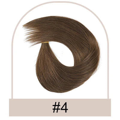 Addbeauty Human Fusion Hair Extensions U Tip Keratin Capsule 100% Remy Human Hair Nail Tip Machine Made Hair Extension Natural