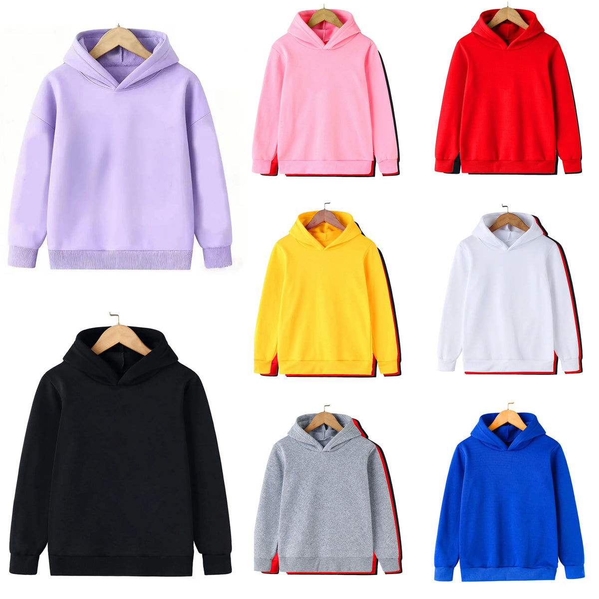 Fashion Kids Boy Hoodies Hoodies 2025 Spring Autumn Girls Casual Hoodies Sweatshirt Kids Solid Color Hoodies Sweatshirt New