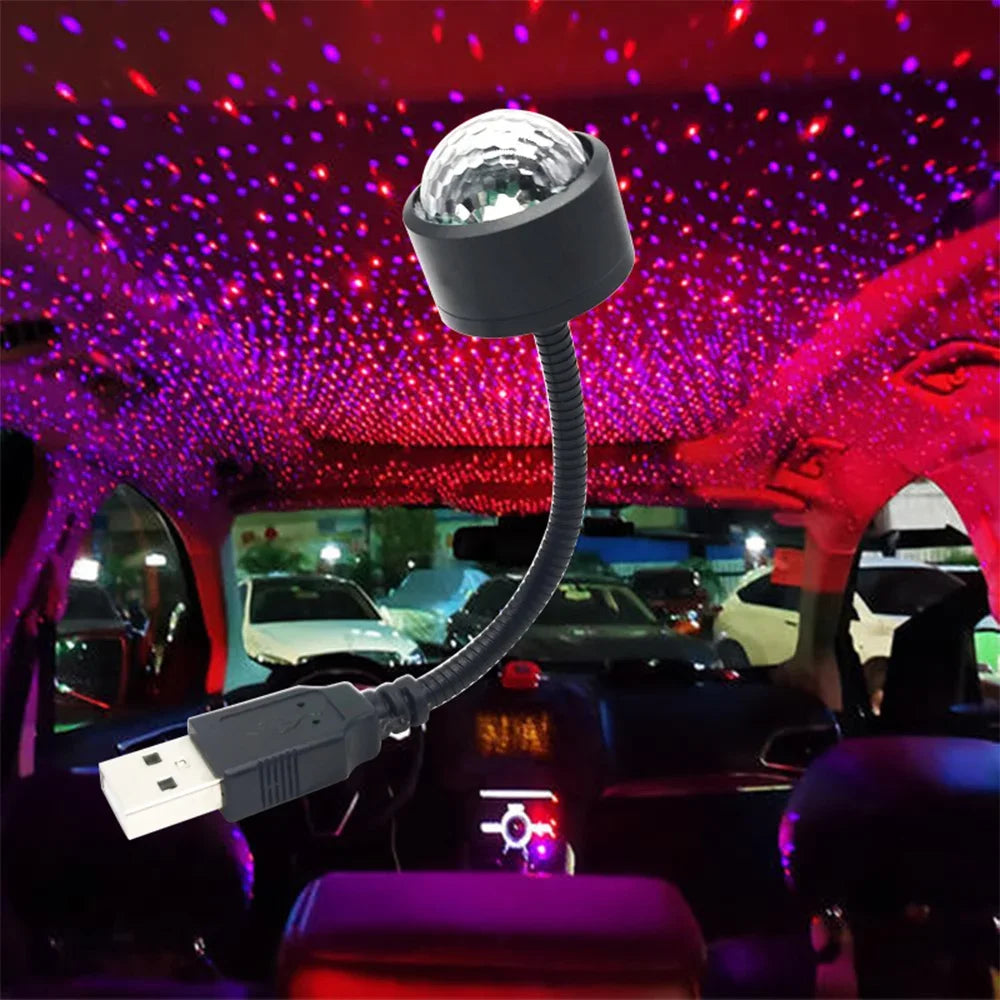 👉 Mini LED Auto-Dachhimmel Sternenlicht Projizierer