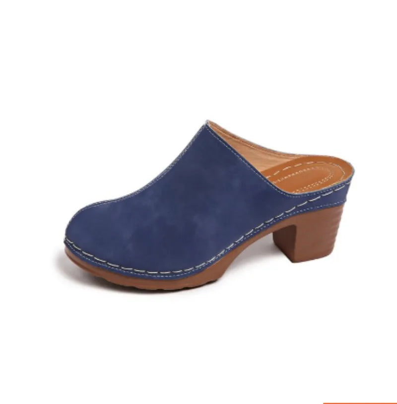 Women High heels Wedge  Sandals  New Summer Fashion SlippersLady's breathable head-covering slippers