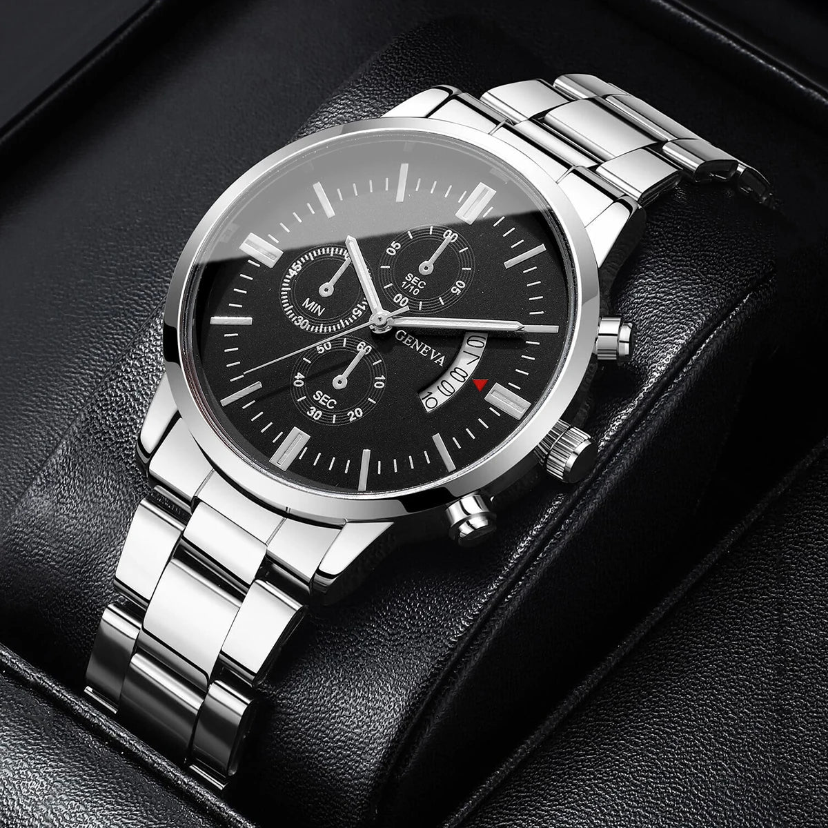 Luxury Men Business Watches Fashion Calendar Quartz Watch for Man Clock Relogio Masculino（Without Box）