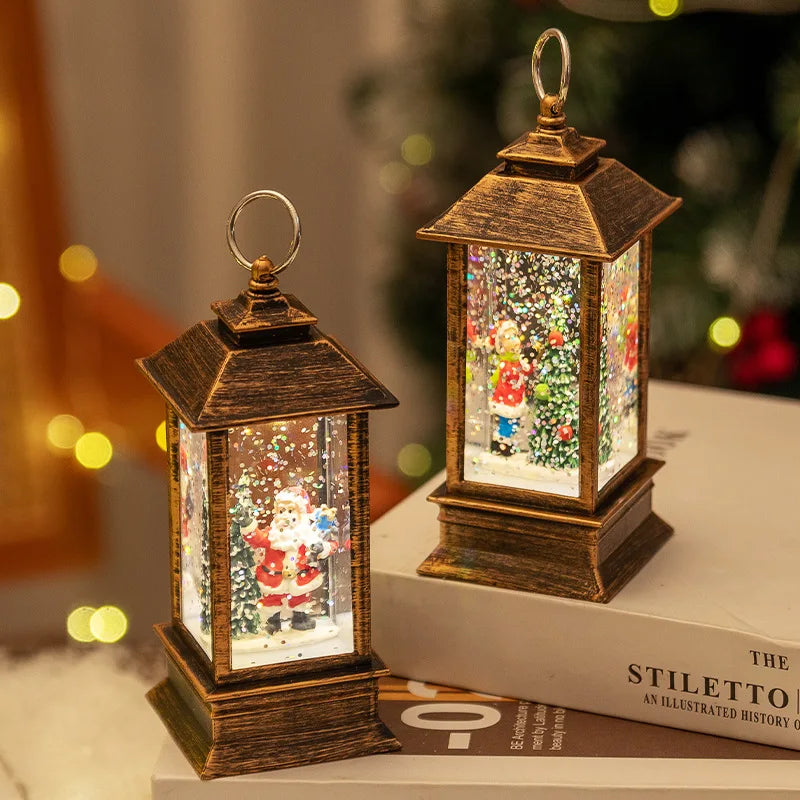 Weihnachts-Tischdekoration – Elegante LED-Mini-Laternen für den Schreibtisch