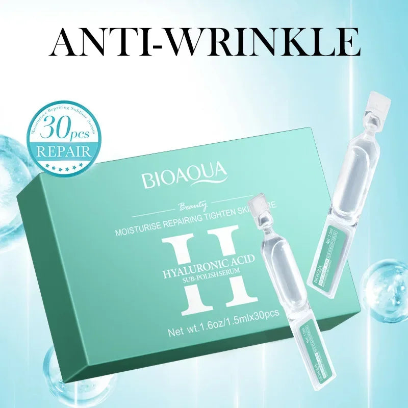 30pcs/box Retinol Vitamin C Hyaluronic Acid Serum for Face Moisturizing Firming Hydrating Facial Essence Face Skin Care