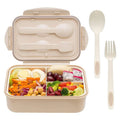 Bento Boxes for Adults - 1400 ML Bento Lunch Box For Kids Childrens With Spoon & Fork - Durable Perfect Size for On-the-Go Meal
