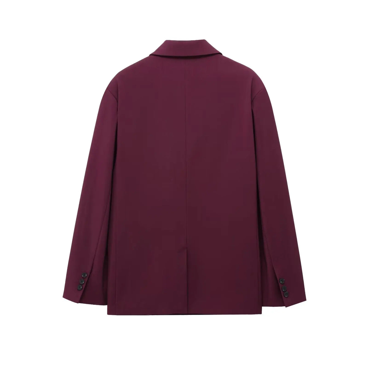 Damen-Blazer-Set mit plissierter Hose mit weitem Bein, eleganter Damenanzug, neu in passenden Zweiteilern für Damen, 2010738