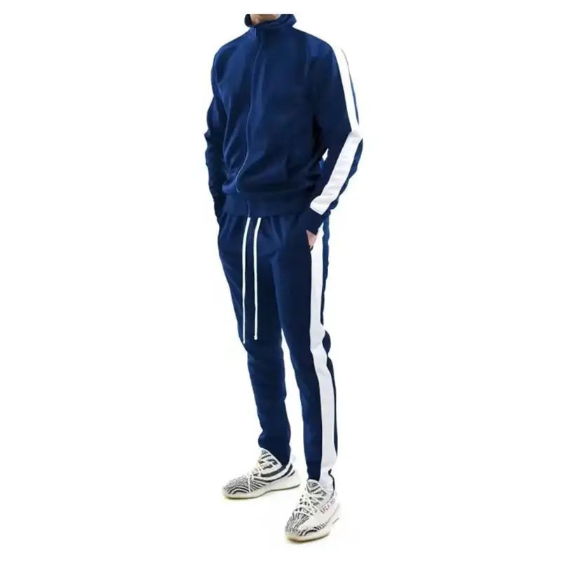 New Men's Tracksuit Men Hooded 2 Piece Set Autumn Winter Youth Trendy Streetwear Casual Sports Sweat Outfit Fashion Men Clothing