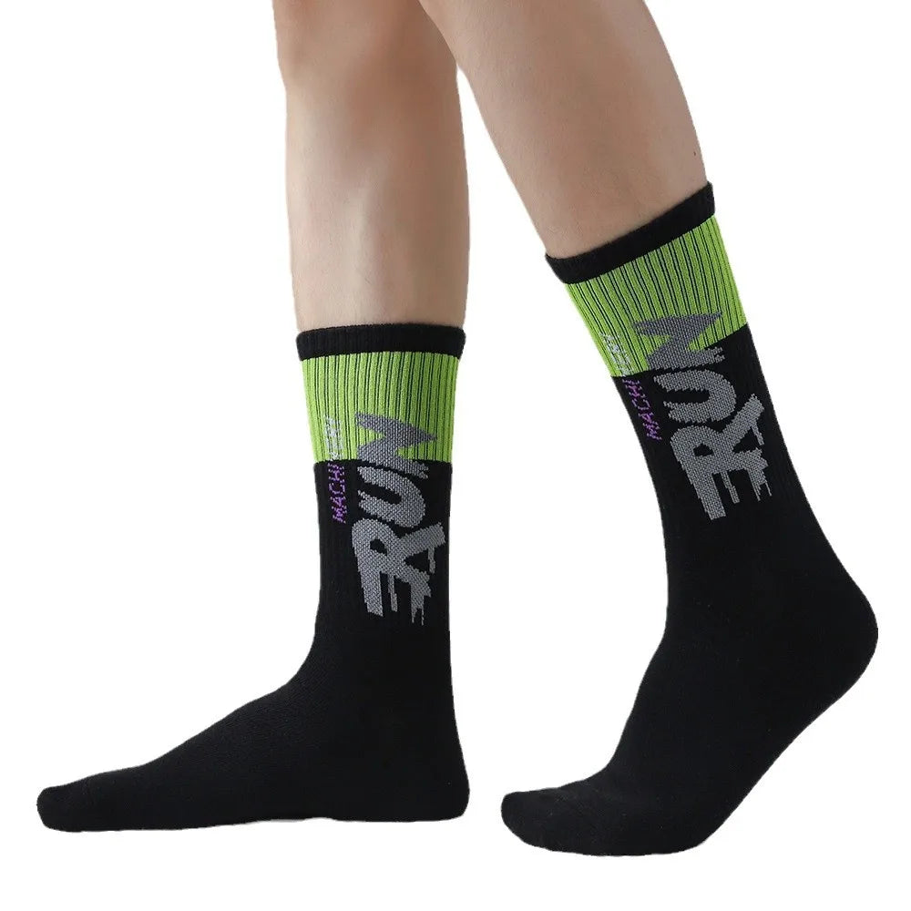 5Pairs/Lot Organic Cotton Men Socks Running Sports Socks Skateboard Casual Fashion Basketball Socks Fitness Breathable socks man