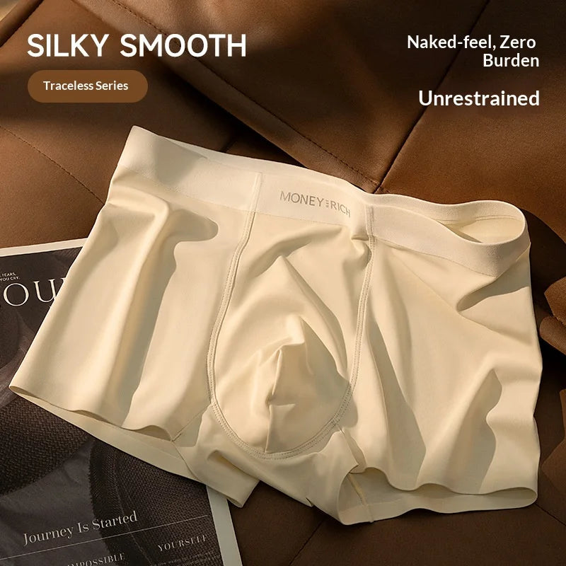 American-Style Men's Boxer Shorts: Breathable, Seamless, Cooling, Antibacterial, Sexy, Plus-Size, Boxer Briefs, Briefs, Underwea