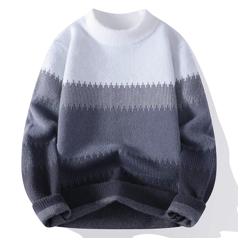 Winter Sweaters for male men thick O-neck sweater men Student youth sweaters autumn Men's wool Casual Knitwear Pullover