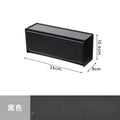 Bathroom Organizer Wall Mounted Storage Box No Drill Adhesive Shelf Flip Top Compartment Space Saving Home Storage Solution