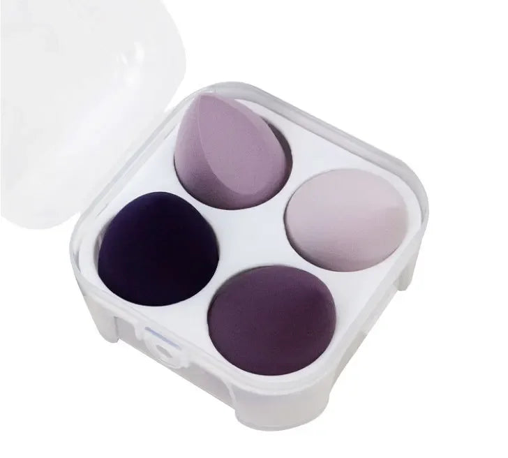 4Pcs/box Makeup Sponge Set Cute Fruit Cosmetic Puff for Foundation Cream Concealer Powder Face Make Up Blender Beauty Tools Pear