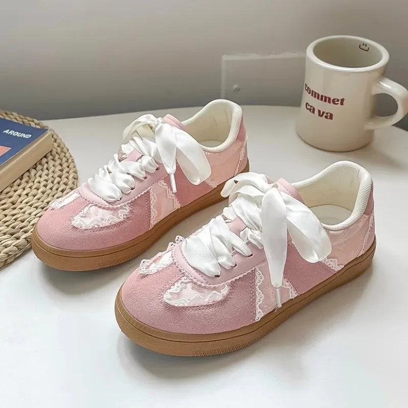 Women's Sneakers Luxury Brand Casual Shoes Light Comfortable Walking Shoes for Women Lace Up Flats Fashion Designer Ladies Shoes