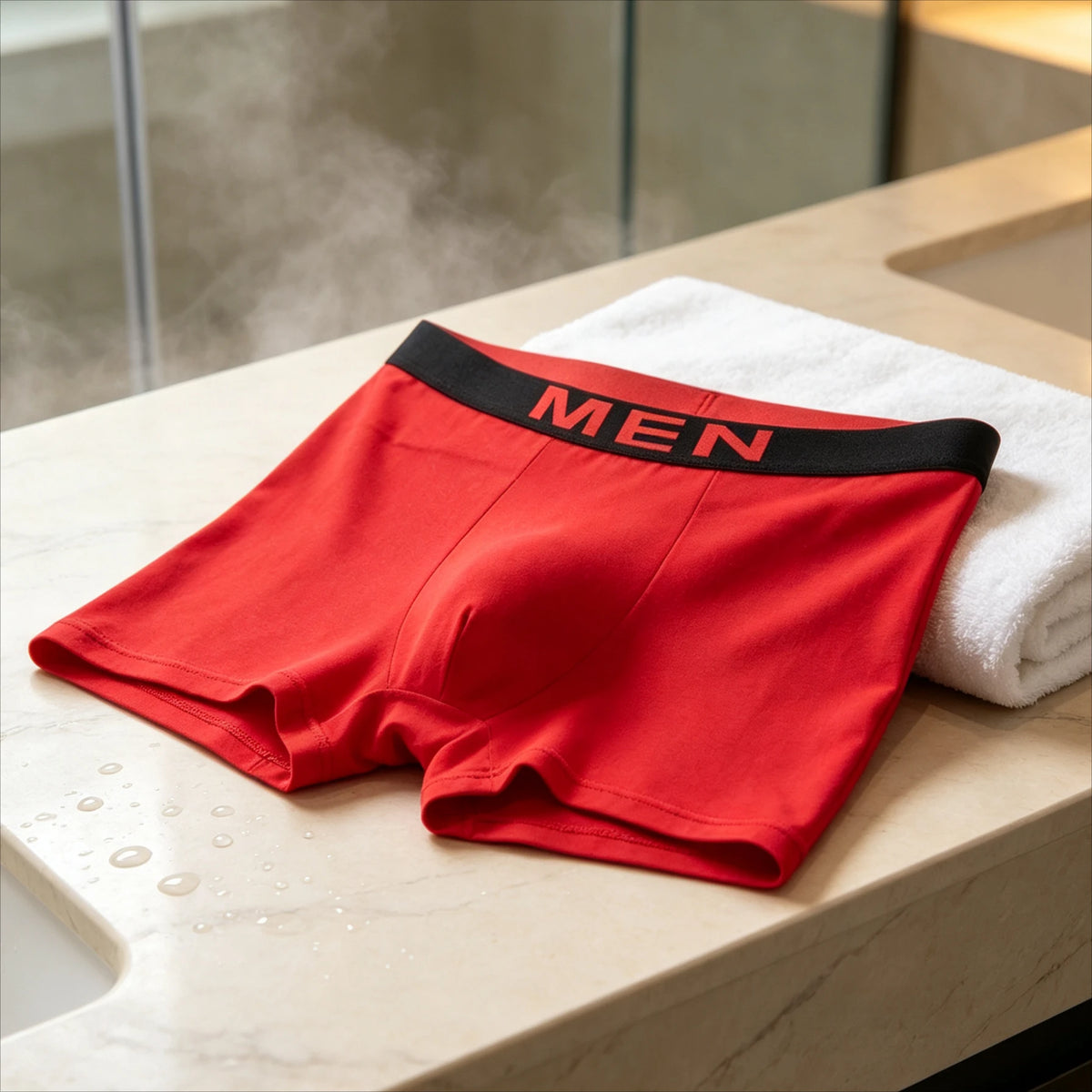 1/3 Pcs Set Men Boxer Briefs MEN Printed Elastic Waistband Soft Comfort Breathable Underwear for Daily Office Gym Casual Wear