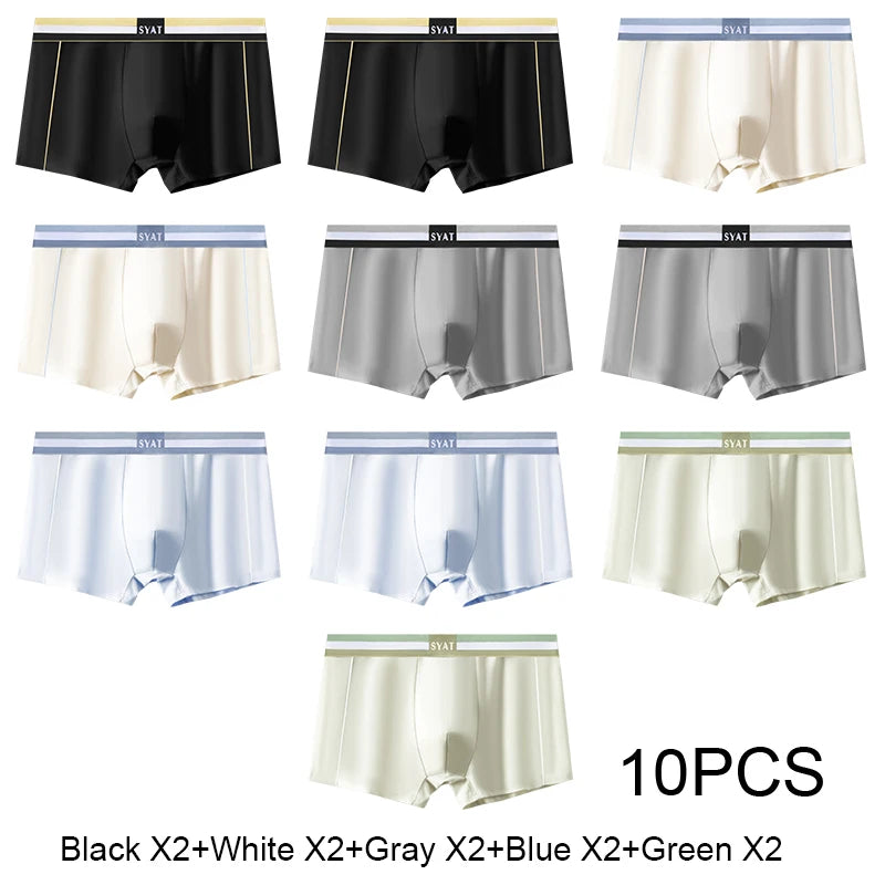 Men's Square Panties Boxers and Underpants Men's Boxer Briefs Man Underwear Hot Gifts Cotton Shorts Sports Sexy Unerderwear Set