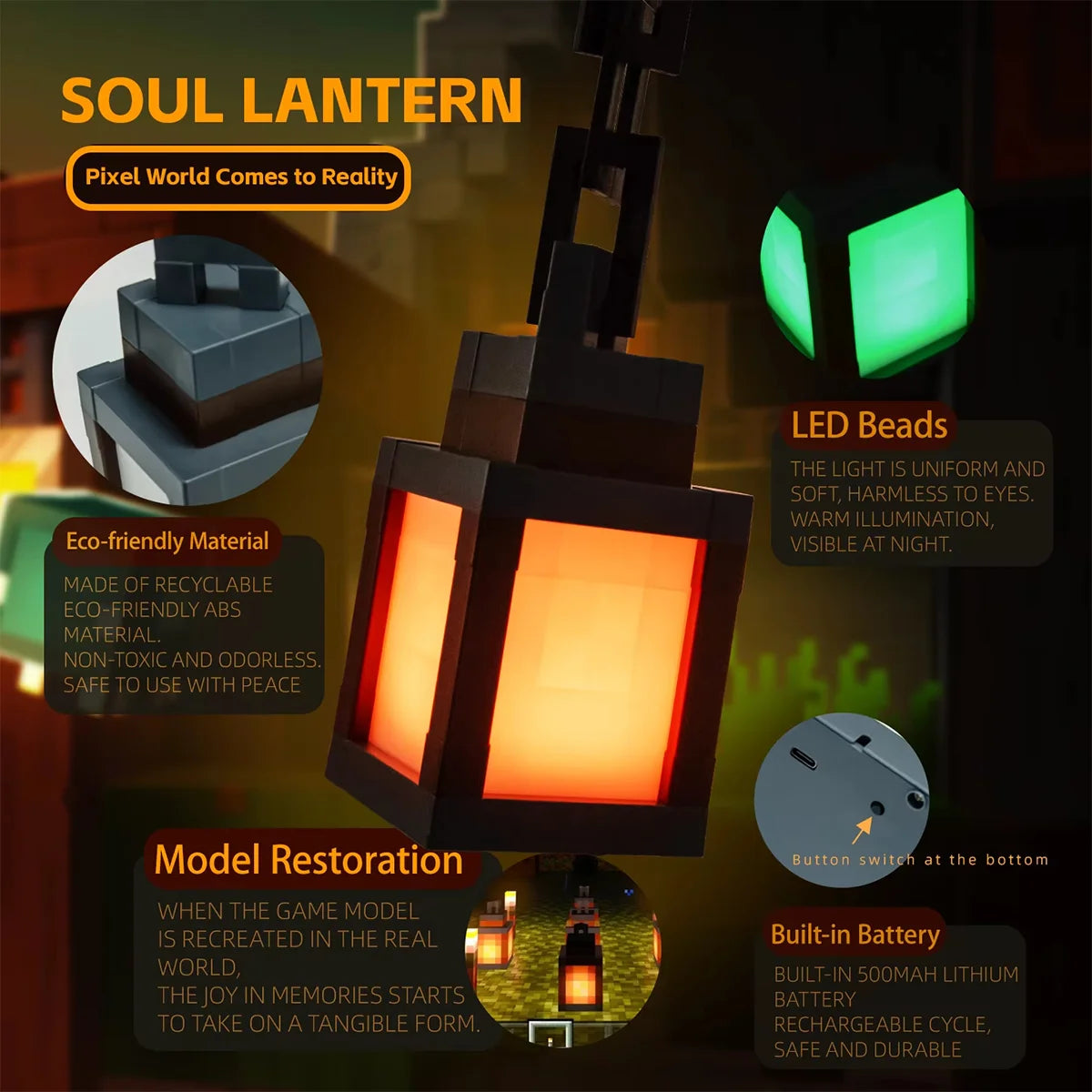 👉 Pixel Design LED Nachtlicht mit Fernbedienung